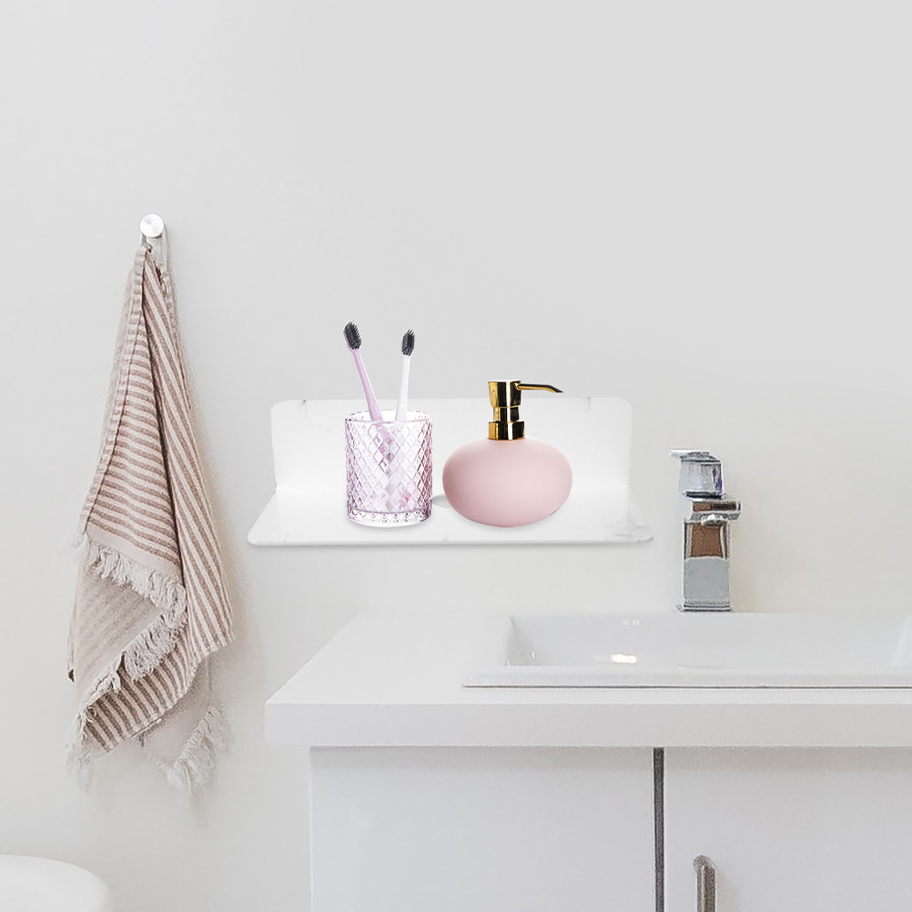 2 Buah Rak Mengambang Terpasan - Floating Shelves ulasan dan harga